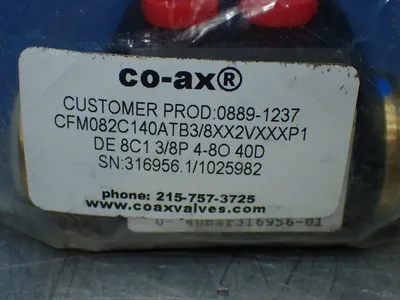 Used COAX CFM082C140ATB3/8XX2VXXXP1 Solenoid Valves Ohio US | HGR 24 #864297