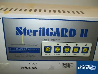 USED STERIS 77" Steril Guard Bio Safety Hood, model SG 600