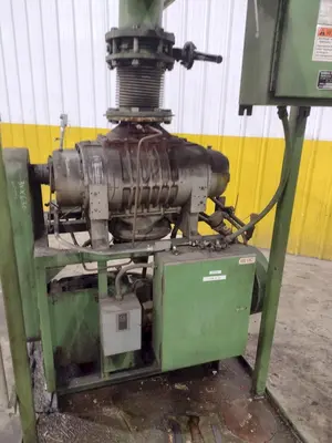 KINNEY HIGH VACUUM PUMP WITH MOTOR: YOBRO #24413