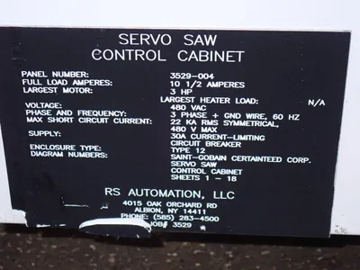 Used 2001 OEM / RS AUTOMATION PS42D36 Circular Cold Saws Ohio US | HGR 24 #1132162