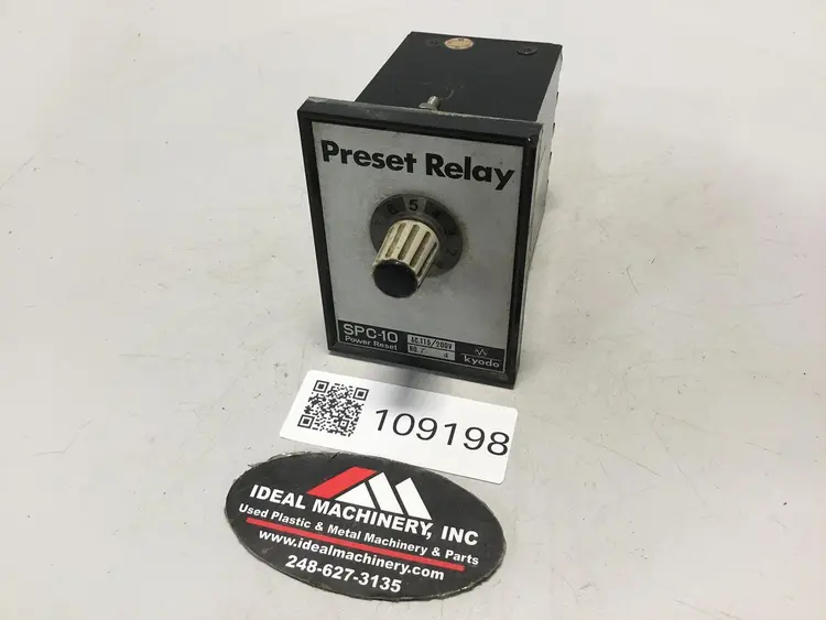 Used KYODO SPC-10 Relays & Switches Michigan US | Ideal Machinery #762111