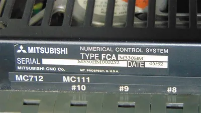 Mitsubishi FCA M330HM MELDAS Slot Rack Chassis Used