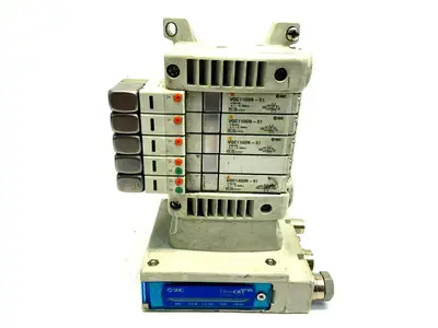 VV5QC11-05MMSDA | SMC  1000 Series EtherCat Manifold w/ Valves - Used