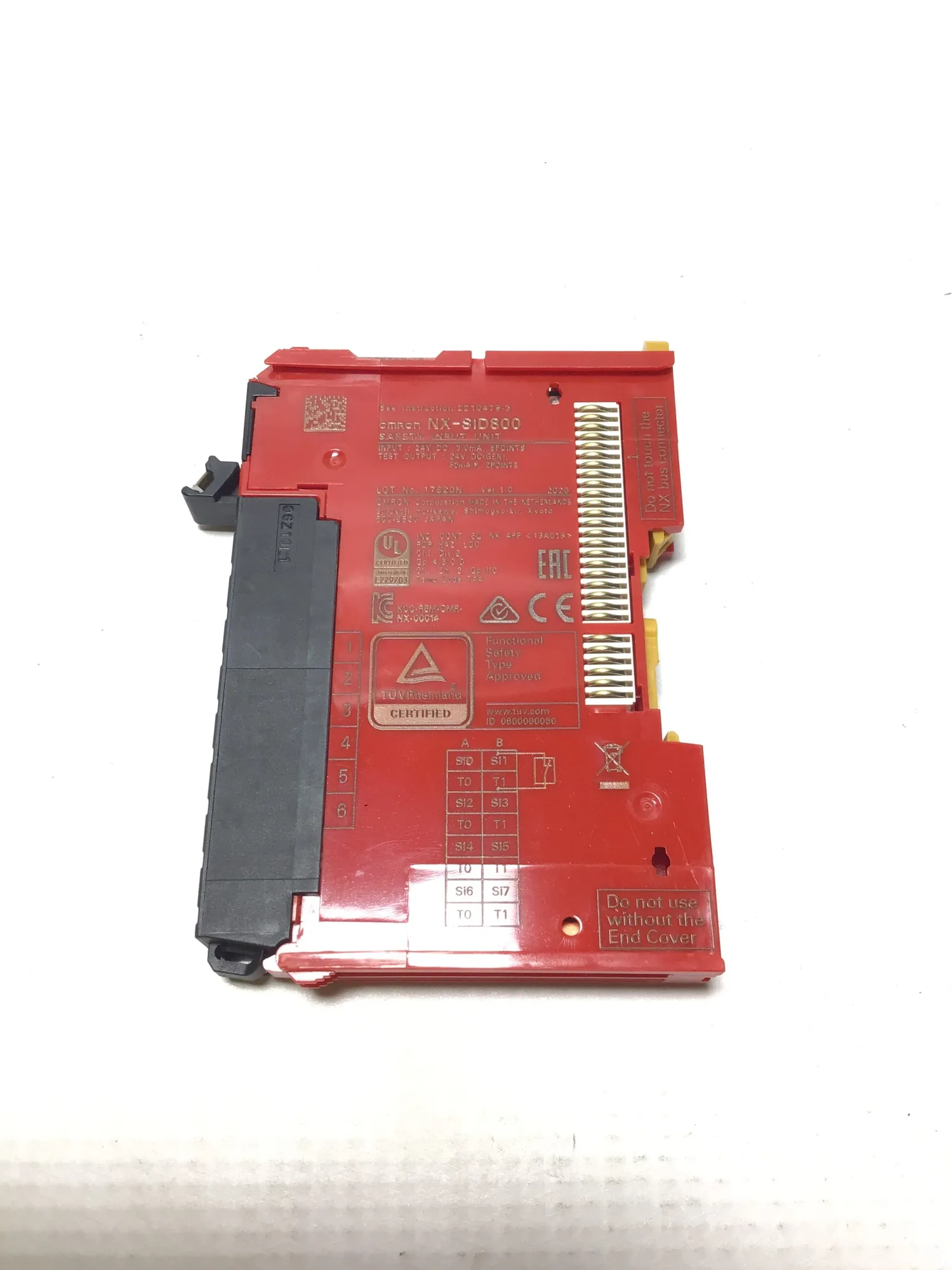Omron NX-SID800 Safety Input Unit 24VDC 3.0mA 8 Points