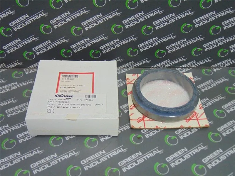Flowserve 616495GE Mechanical Seal Face D/STAT FACE U4312 New NIB