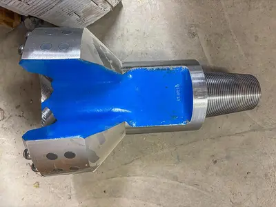 Used TRIDENT SUPREME 9-7/8" FLAT FACE CARBIDE BUTTON CABLE TOOL DRILL BIT Carbide Drills Pennsylvania US | East West Machinery & Drilling #1417861