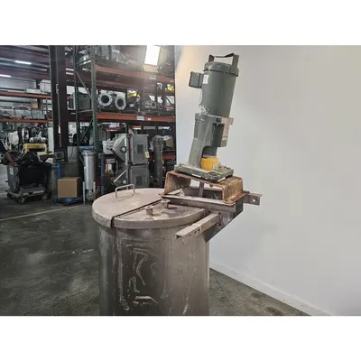 Used 80 Gal Stainless Steel Mix Tank w/ Lightnin Mixer X1Q25