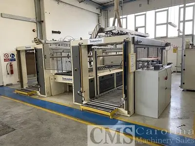 USED TOMASSINI RAPID/C 100-130 DOP FEEDER AND STACKER