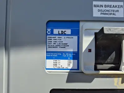 Power Distribution Center (PDC) - 600 Amp Main Breaker