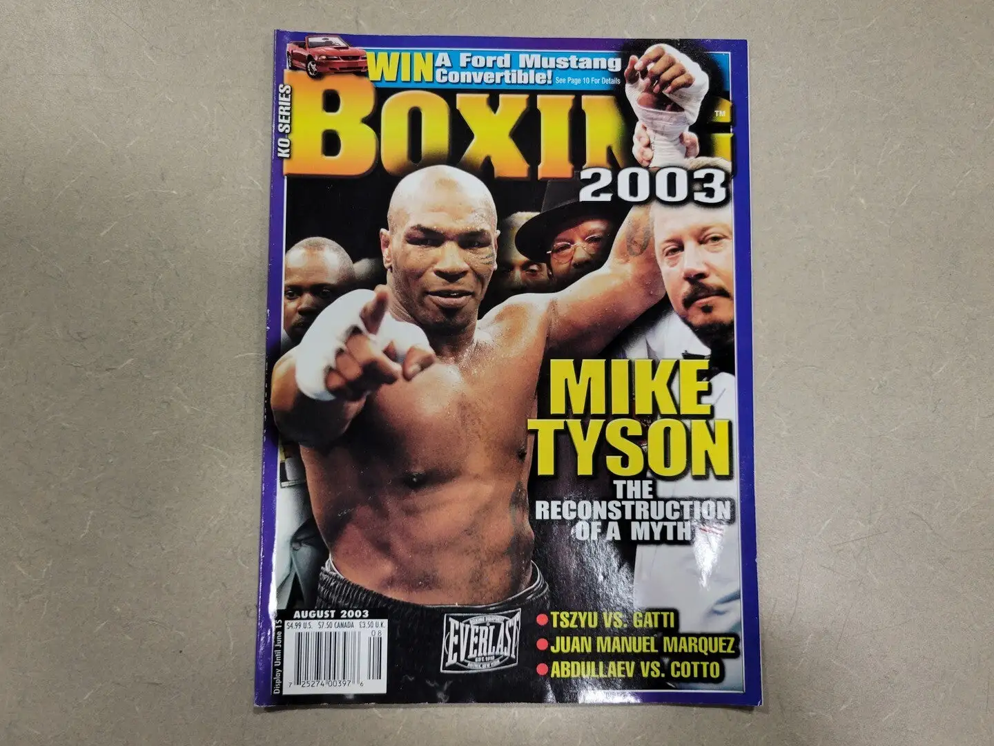 USED BOXING 2003 AUGUST 2003