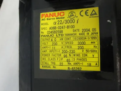 USED 2004 FANUC A06B-0247-B100