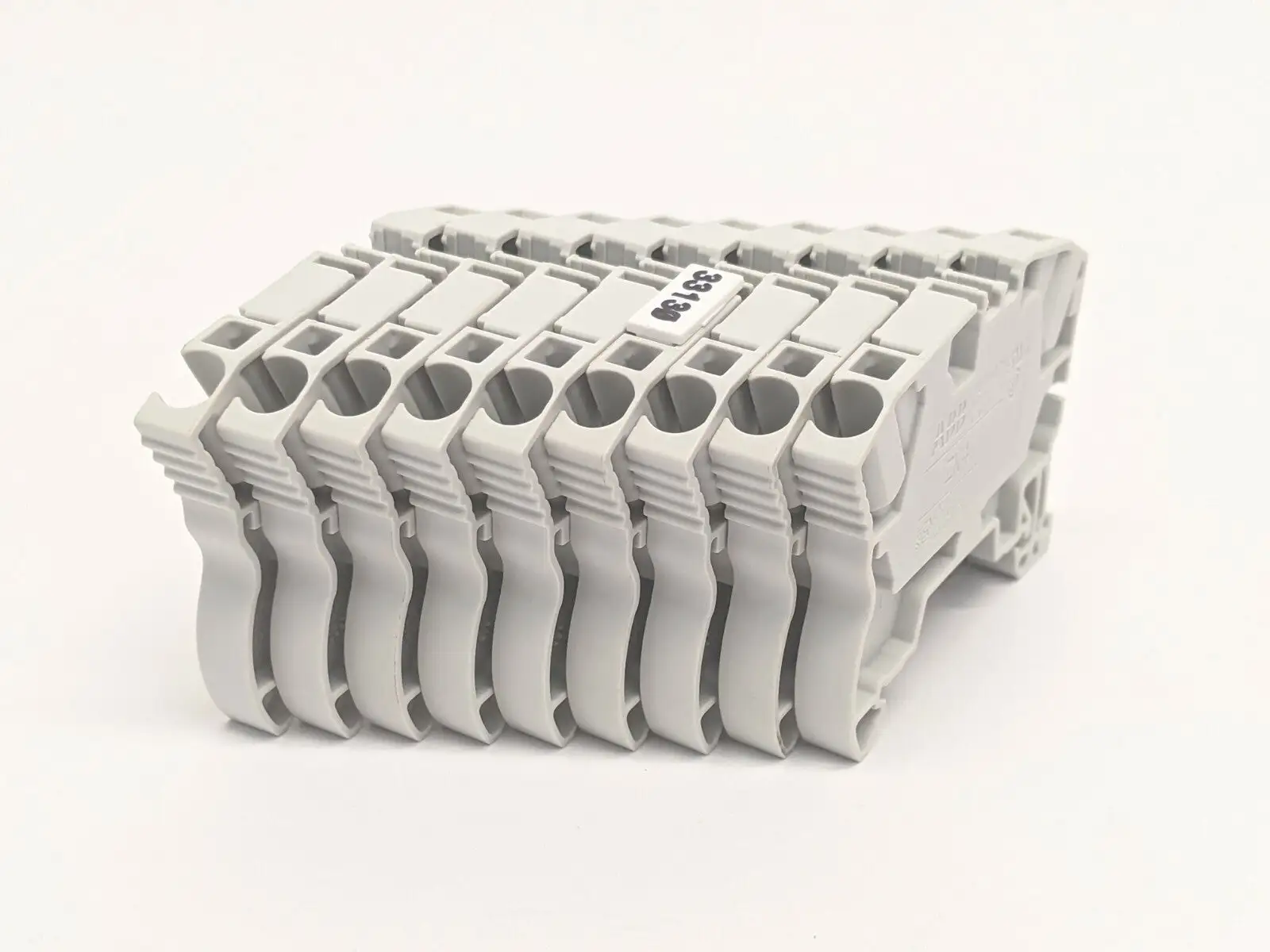 1SNK706010R0000,ZK4 | ABB ZK4 Terminal Block Gray 1SNK706010R0000 LOT OF 9 - Used