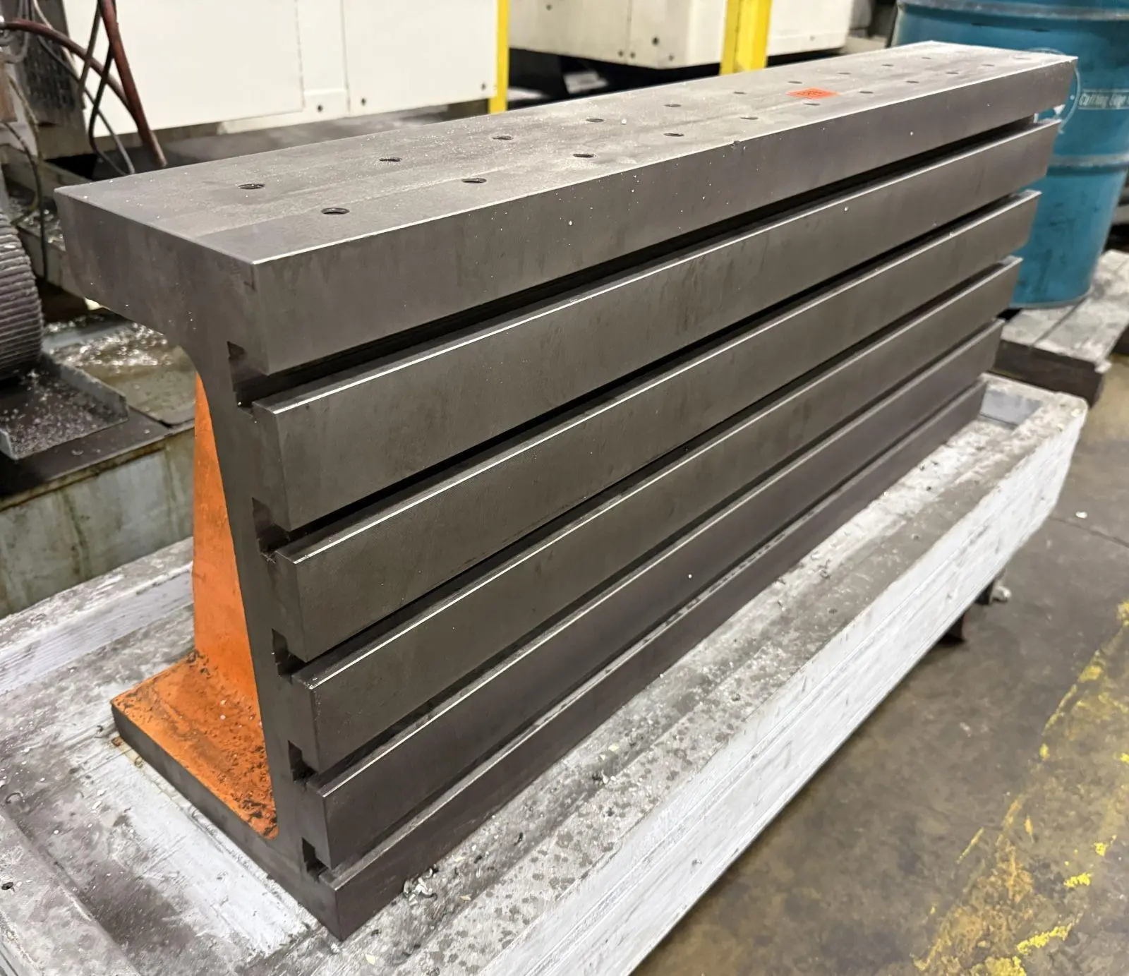 40" LONG x 16" HIGH T-SLOTTED RIGHT ANGLE PLATE: YOBRO #25204