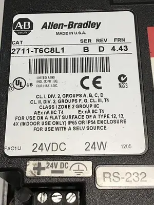 USED ALLEN BRADLEY 2711-T6C8L1