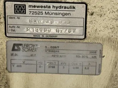USED PEDDINGHAUS 1100 DG