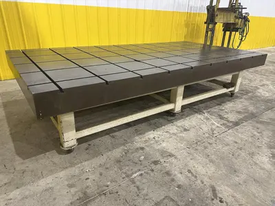 5' X 10' STEEL LAYOUT TABLE: STOCK #22156