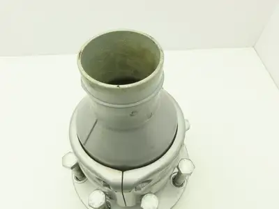 Airpipe 6"x 4" Aluminum Flanged Reducer Pipe Connector Adapter ANSI 150x100mm