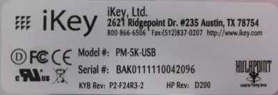 NEW IKEY PM-5K-USB KEYPAD PM5KUSB