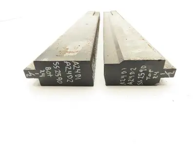Press Brake Die 24-1/2" Long 11/128" Offset 1/2" Tang 1-17/64" Wide Set