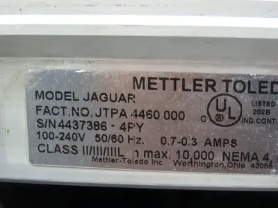 Mettler Toledo JTPA 4460 000 Jaguar Scale Operator Interface Controller 100-240V