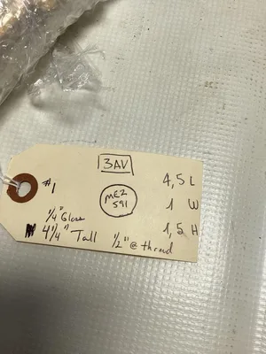 Gits 1/4″ Oil Pressure Sight Brass Gauge; 1500-214 -NOS
