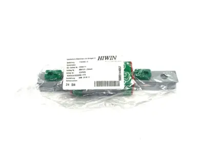 New | in-Stock Hiwin Linear Bear. Block and Guiderail Assembly 222mm Length Linear Guides Michigan US | Maverick Industrial Sales #1487684