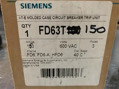 NEW SIEMENS FD63T150