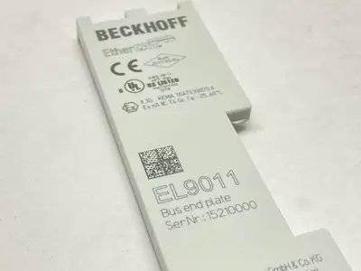 Used Beckhoff EtherCAT Bus End Cover Plate LOT OF 2 Terminal Blocks Michigan US | Maverick Industrial Sales #1470224