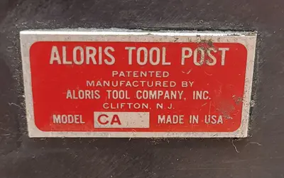 Used ALORIS CA QUICK CHANGE TOOL POST Misc Industrial Equipment Kentucky US | Aucto #687556