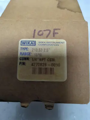 New | in-Stock WIKA 9736422 Universal Pressure Meters Ohio US | Surplus Asset Holdings #1247062
