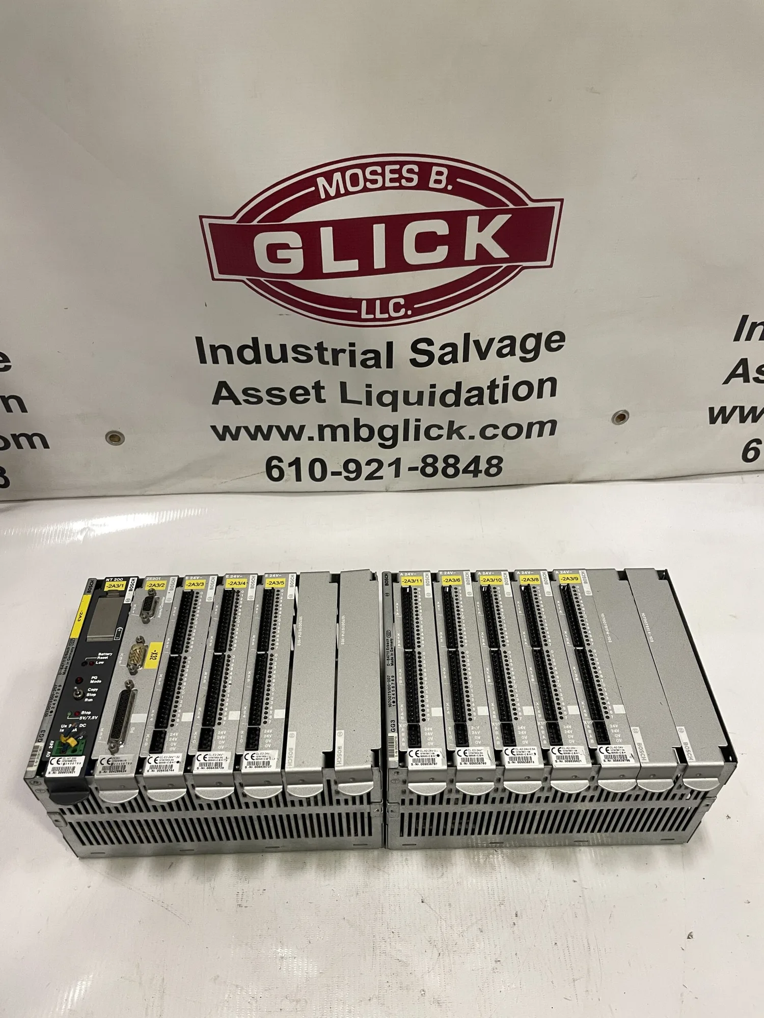 Bosch 1070075100-207 PLC Rack with NT 200 Power Supply/10 Modules