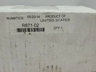 Asco Numatics R871-02 Ratio Relay Volume Booster Air Pneumatic Regulator 250 PSI