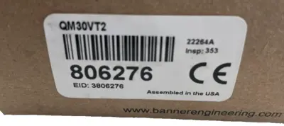 NEW BANNER ENGINNERING QM30VT2 TEMPERATURE SENSOR 806276