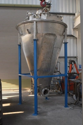 2000L S/S JKTD Vacuum Conical Littleford Mixer/Drier Model MBX525