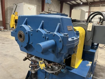4.5" John Brown/Egan Ram Stuffer Extruder, 32:1 L/D, 250 Hp AC Motor