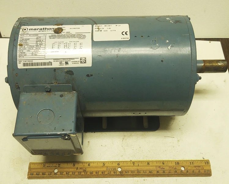 Used Marathon Electric VJ56T17D5398BK A.C. Motors Kentucky US | Edwards Industrial Repair #1018068