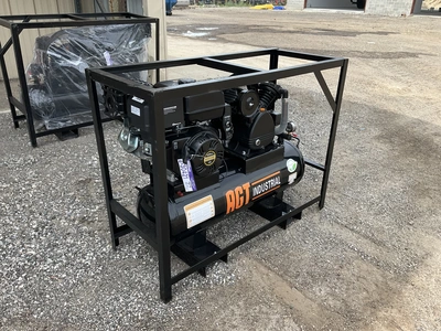 Used AGT INDUSTRIAL AC AIR COMPRESSOR Tank Mounted Air Compressors Michigan US | Miedema Asset Management Group #1339093