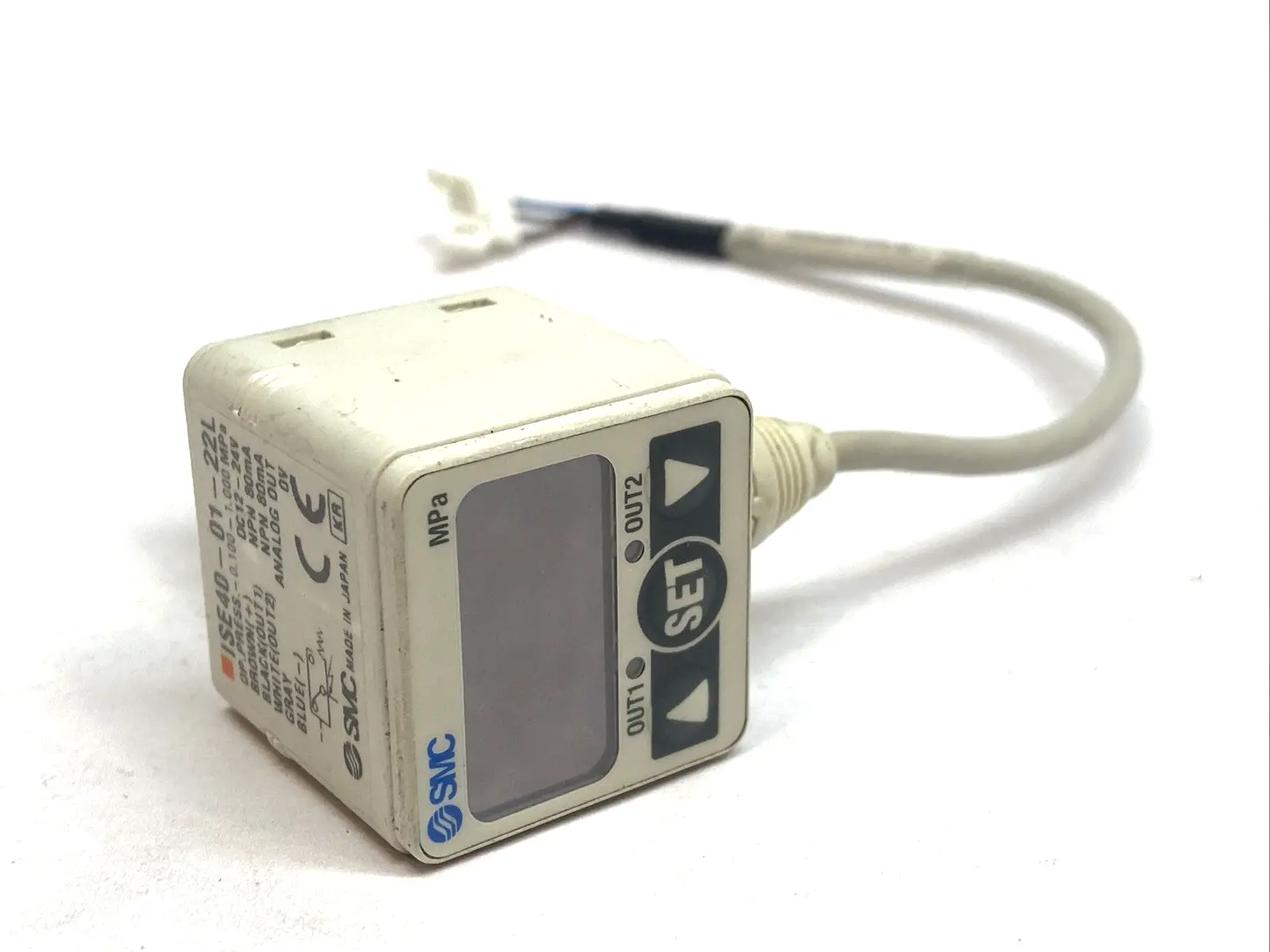 Used SMC Digital Pressure Switch 0.1-1.0MPa 12-24V Pressure Switches Michigan US | Maverick Industrial Sales #1389628