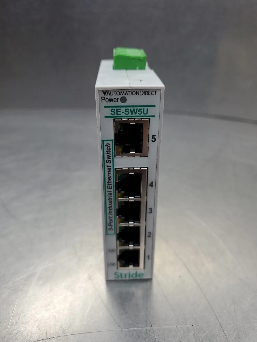 AutomationDirect/Stride SE-SW5U 5-Port Industrial Ethernet Switch. 3D-1