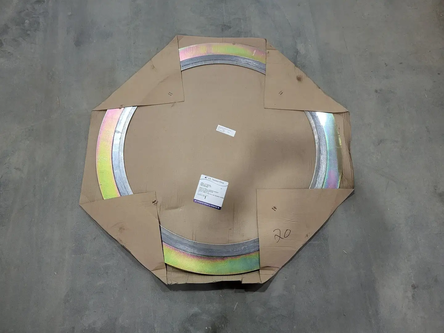 28" Class 300 Spiral Wound Gasket with IR/OR