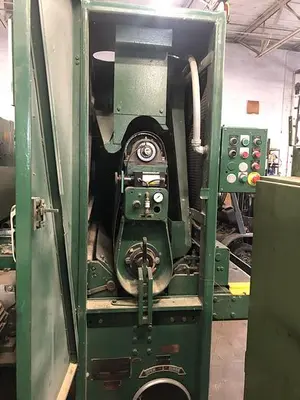 USED TIMESAVERS TB337, 37" TOP-HEAD ABRASIVE PLANER