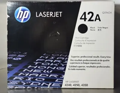 HP LaserJet Q5942A Black Print Cartridge (BIN364)