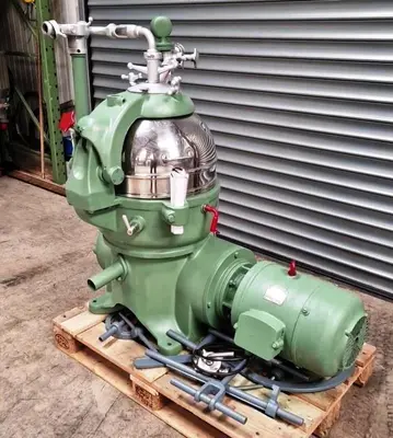 Westfalia KG 8006 chamber bowl centrifuge, 316SS.