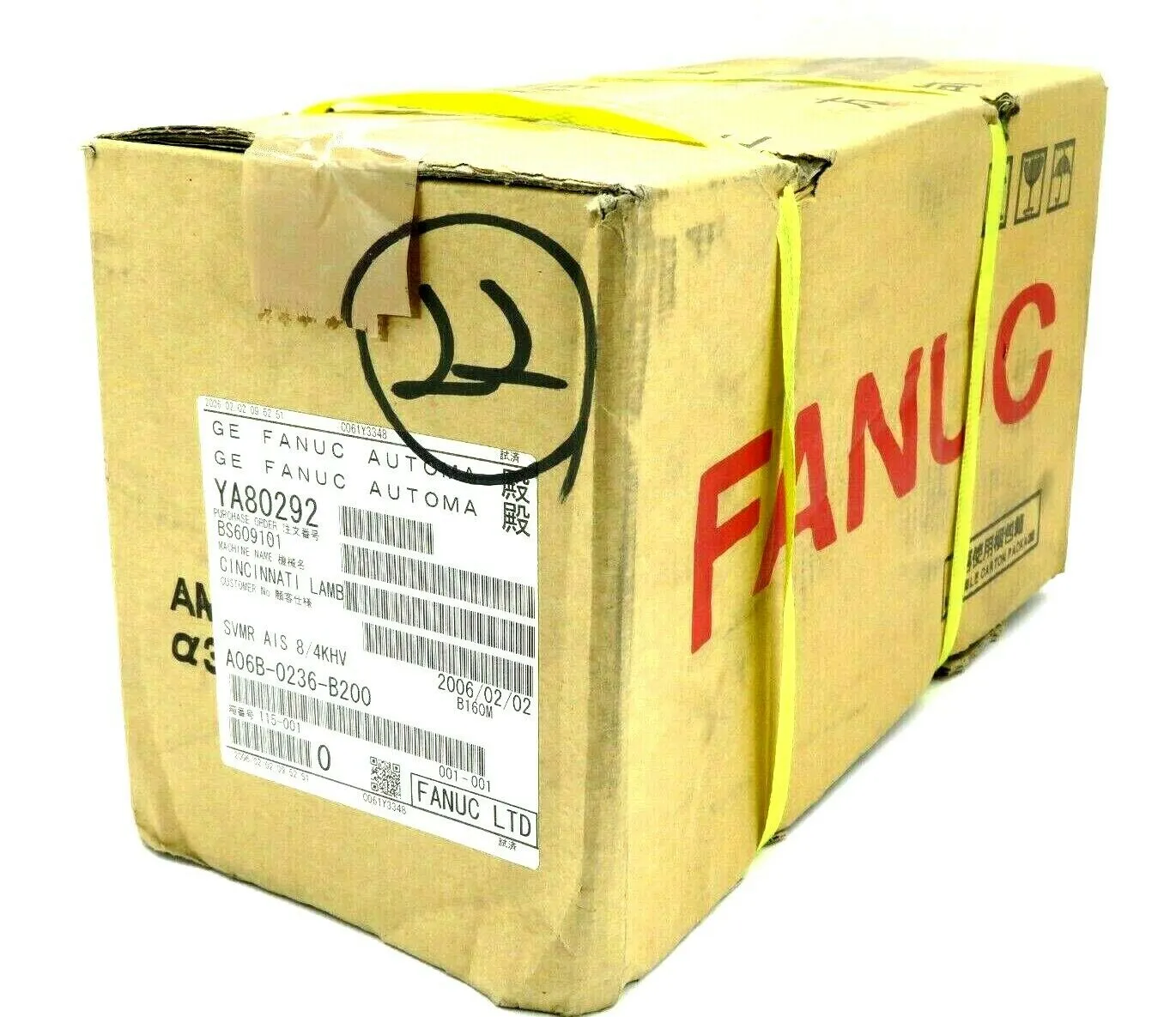 NEW GE FANUC A06B-0236-B200 SERVO MOTOR A06B0236B200