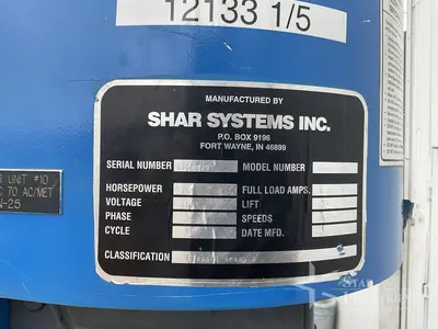 Used 1997 SHAR D-158 SBZ Portable Mixers California US | Star Industries #1254814