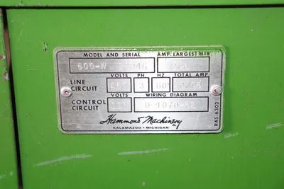 USED HAMMOND 600-W