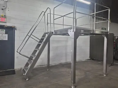 6' Stainless Steel Mezzanine