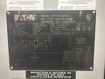 New | in-Stock 2019 EATON 478C642H31 Transformers Michigan US | iGAM Industrial Marketplace #1321605