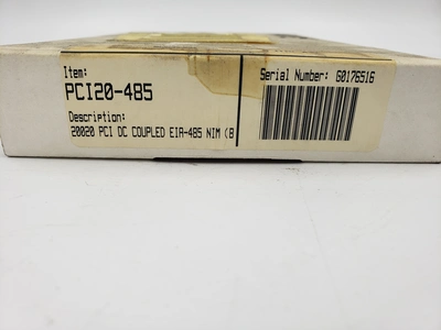 NEW CONTEMPORARY CONTROLS PCI20-485