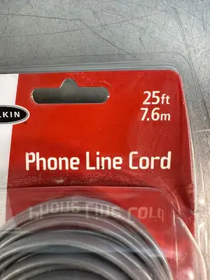 Belkin P97164-A Phone Line Cord 25Ft 7.6m (7.3.2)
